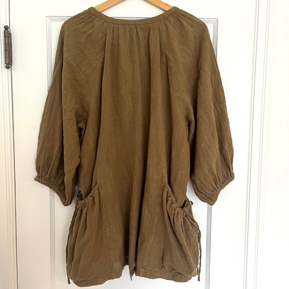 Free People Army Green Tunic | Size Large - Picture 5 of 10
